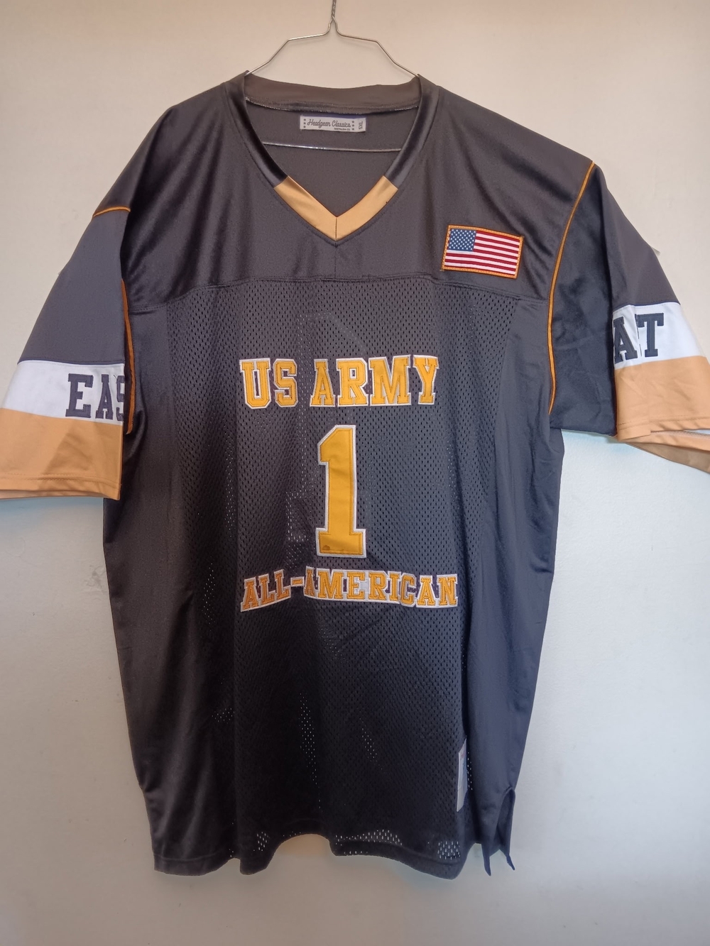 5XL Stefon Diggs US Army Men’s Black & Gold All-American Football Jersey